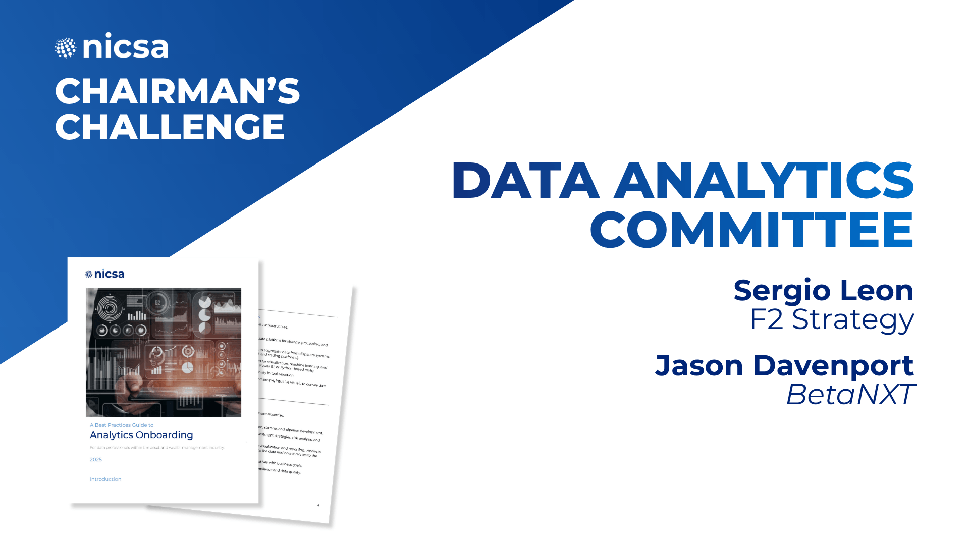 Nicsa | Chairman's Challenge