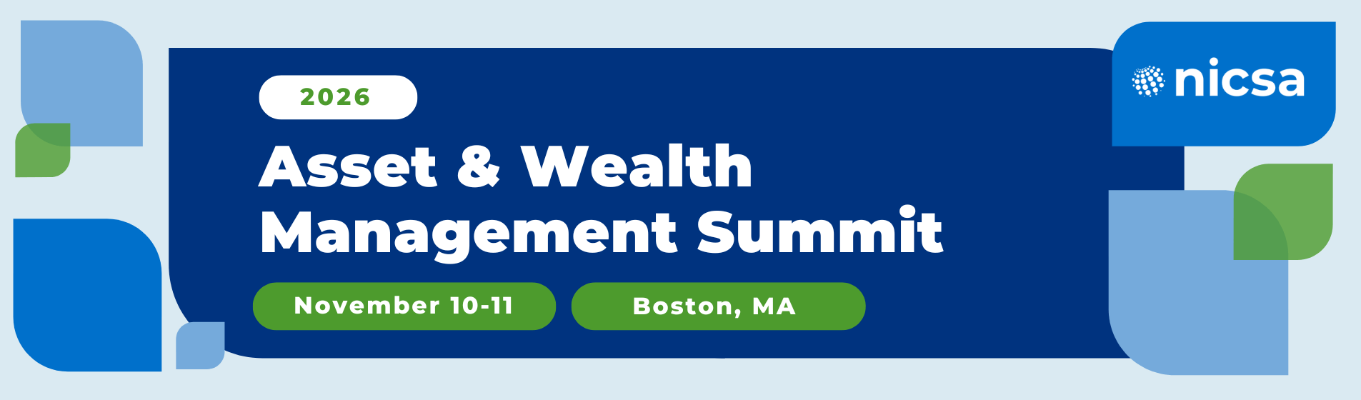 Nicsa | 2026 Assets and Wealth Management Summit Nicsa | 2026 Assets and Wealth Management Summit